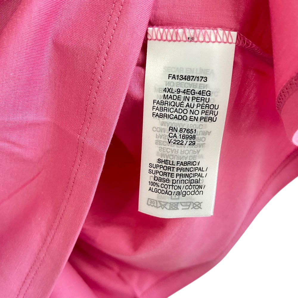 Lacoste Men's 4XL Pink Pima Cotton Crewneck T-Shirt Regular Fit NWT Luxury Basic - Picture 4 of 7